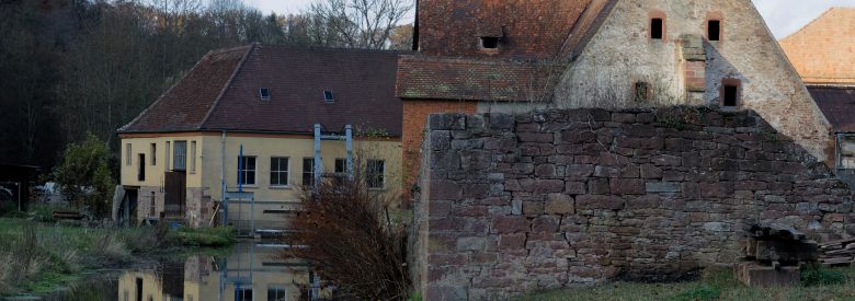 Die Mühle im Kloster Bronnbach heute (Vorlage: Kulturamt Kloster Bronnbach)