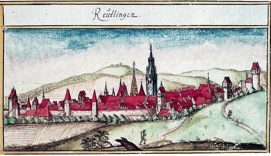 Reutlingen, Kiesersche Ansicht aus Wikimedia