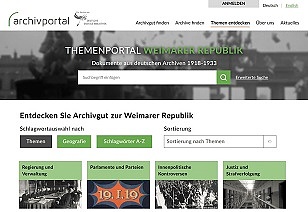 Startseite Archivportal-D