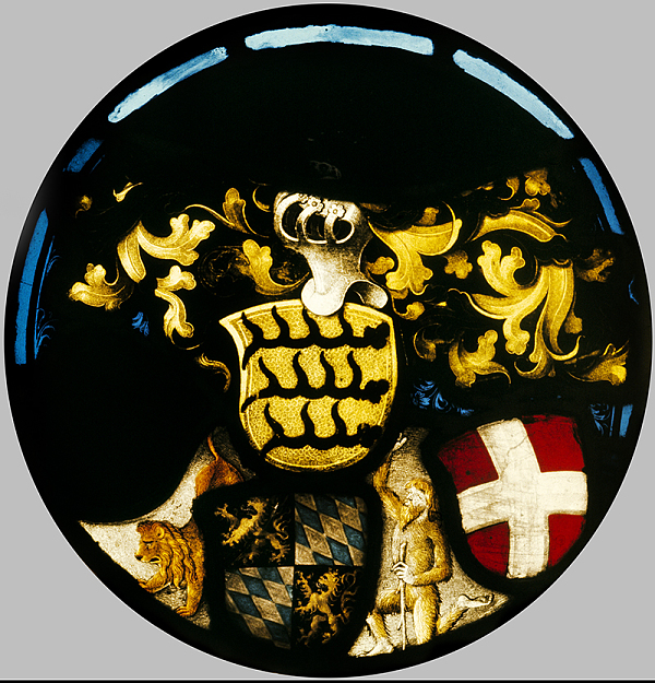 Wappenscheibe Graf Ulrichs V. von Württemberg 